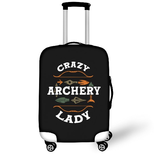 Crazy Archery Lady Archer Luggage Covers