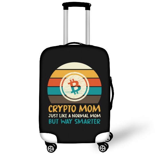 Funny Bitcoin Crypto Blockchain Btc Fun Lovers Luggage Covers