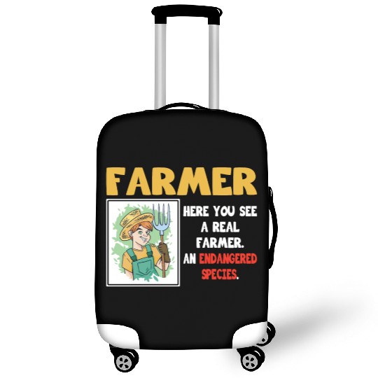 Real farmer endangered species farming farmers Luggage Covers