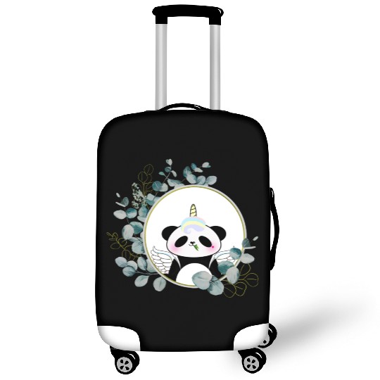 Panda who wants to be a unicorn, Unipan #6 Luggage Covers