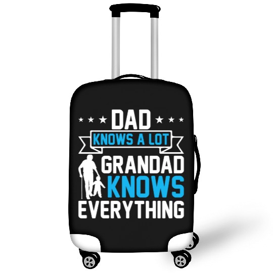Dad Knows A Lot Grandad Knows Everything Luggage Covers