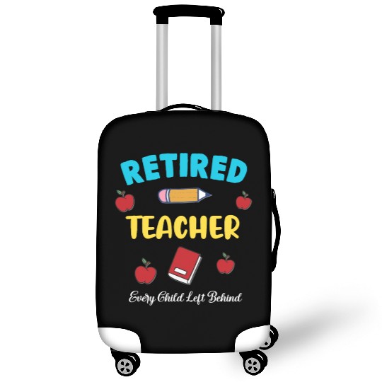 retired teacher funny retirement gift Luggage Covers