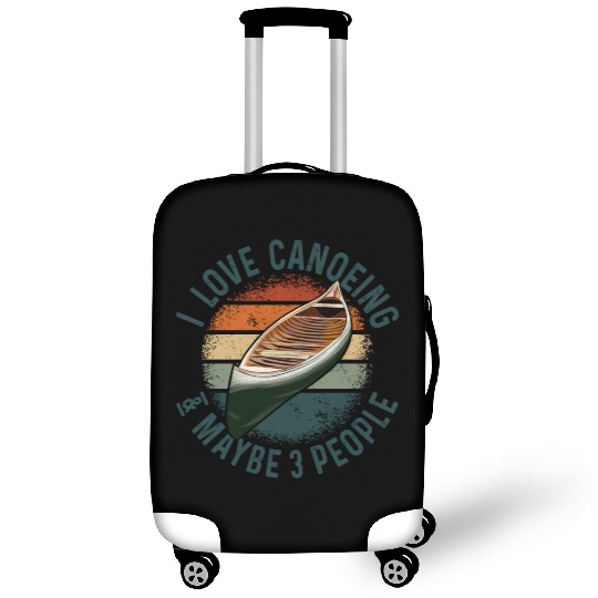 Canoe Canoeing Vintage Retro I Luggage Covers