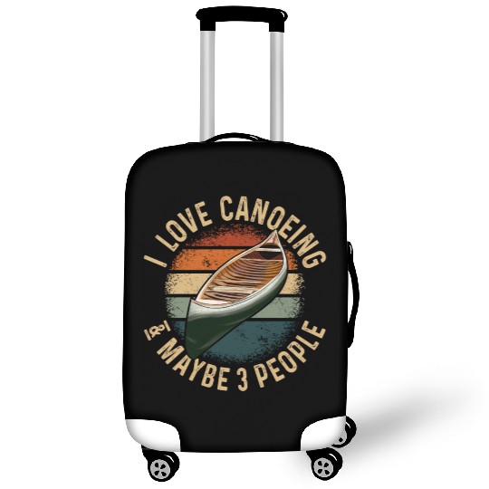 Canoe Canoeing Vintage Retro I Luggage Covers