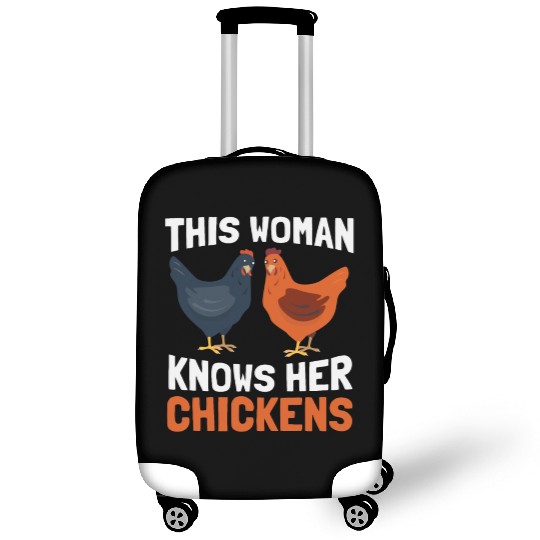 Chicken Farming Farmer Luggage Covers