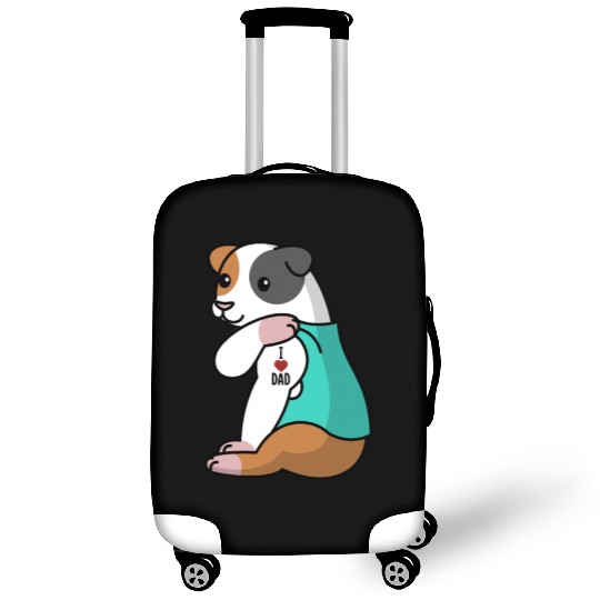 I Love Dad Guinea Pig Luggage Covers