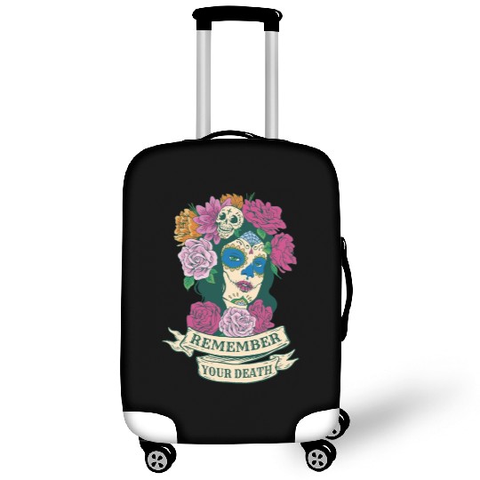 Remember your death beautiful Mexican woman art Re Luggage Covers