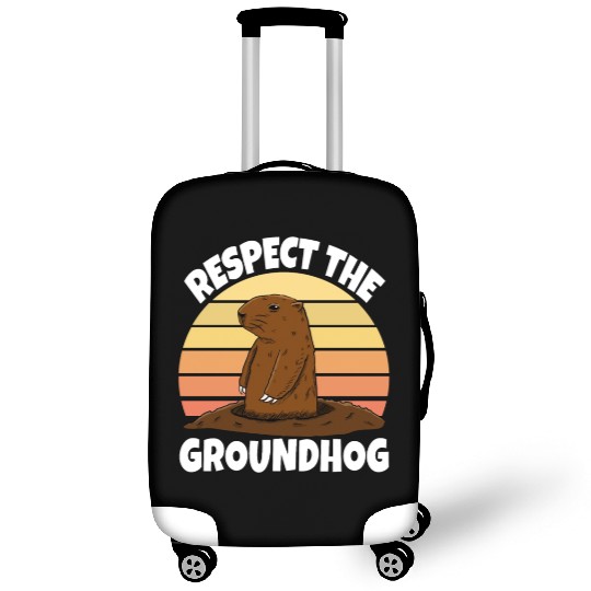 Respect The Groundhog Luggage Covers