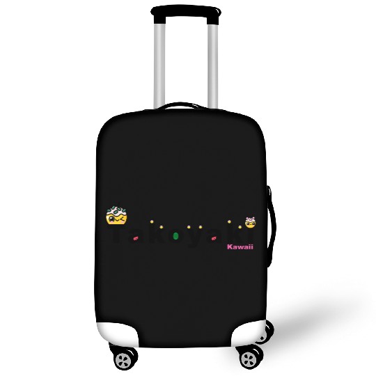 Kawaii Takoyaki Cute Japanese Food Vintage Design Luggage Covers