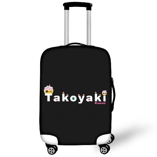 Kawaii Takoyaki Cute Japanese Food Vintage Design Luggage Covers