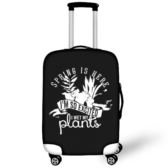Fun Novelty Spring Gardening plants seeds dirt Luggage Covers