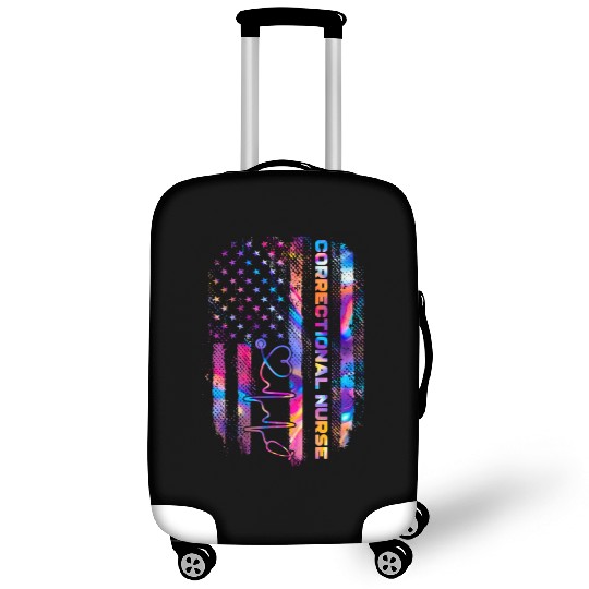 correctional nurse - US flag Luggage Covers
