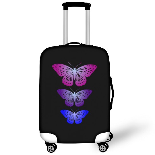 Three Butterflies Inspirational Nature Lovers Luggage Covers