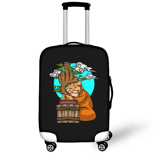 Miniature Trees Bonsai Middle Finger Luggage Covers