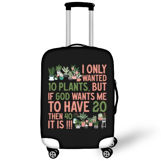 Vintage I Love My Garden Planting Gardening Gifts Luggage Covers