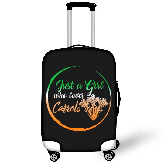Carrot Vegetable Luggage Covers, Just A Girl Who Loves