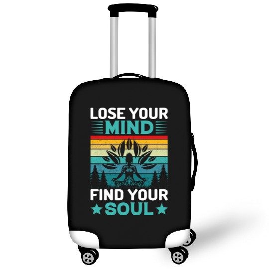 Lose Your Mind, Yoga Vintage, Yoga and Meditation Luggage Covers
