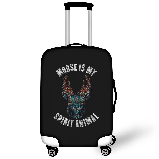 Moose Is My Spirit Animal Funny Moose Gift Luggage Covers