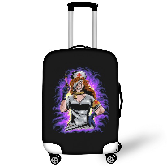 Angry Psychopathic Nurse Luggage Covers