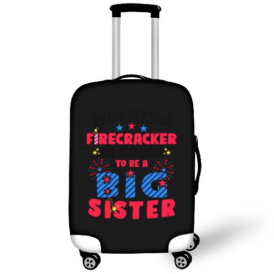 This Little Firecracker is going to be Big Sister Luggage Covers