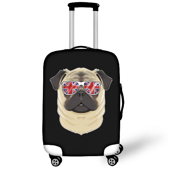 Pug UK Sunglasses I English Flag I Union Jack Luggage Covers