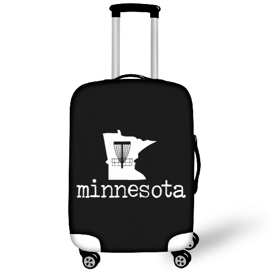 State of Minnesota Disc Golf Luggage Covers Golfer Golfing