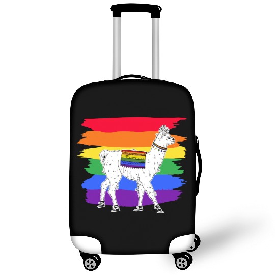 LGBTQ Llama Alpaca Women Gay Lesbian Llama Luggage Covers