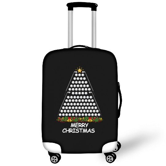 Golf Christmas Tree Merry Christmas Luggage Covers
