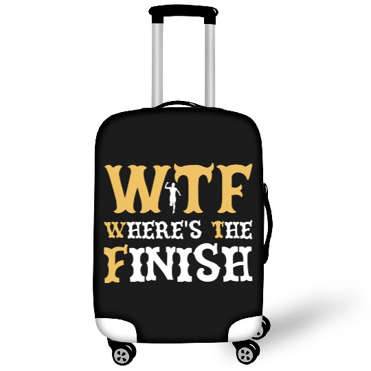 WTF Where's The Finish - Running Runner Luggage Covers