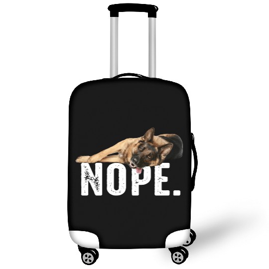 Nope Lazy German Shepherd Dog Lover Gift Luggage Covers