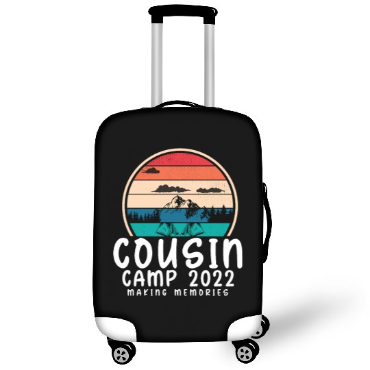 COUSIN CAMP 2022 Funny Summer Vacation Camping Luggage Covers