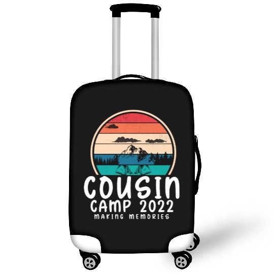 COUSIN CAMP 2022 Funny Summer Vacation Camping Luggage Covers
