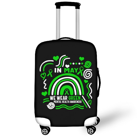 Mental Health Awareness Luggage Covers, In May I Wear