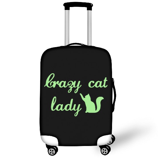 Crazy Cats LOVER Lady Luggage Covers
