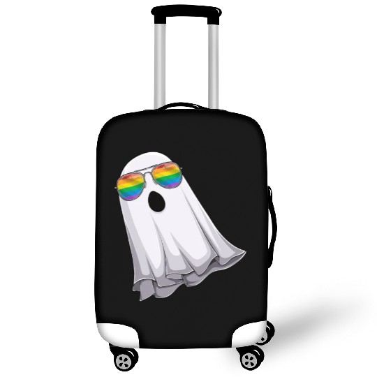 Funny Ghost LGBT Rainbow Gay Pride Luggage Covers