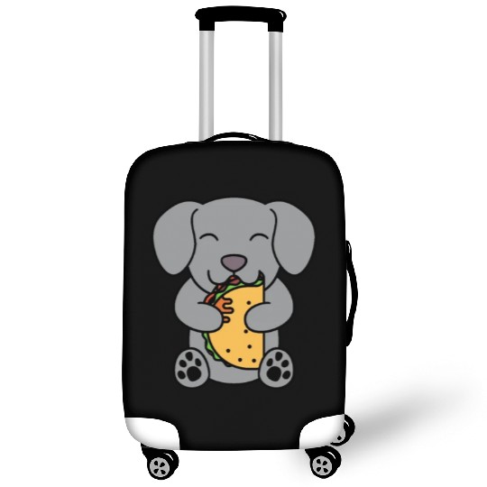 Weimaraner Taco Lover Luggage Covers