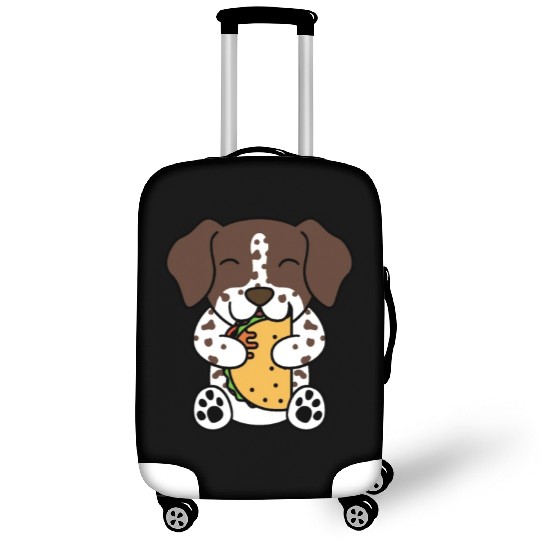 German Shorthaired Pointer Taco Lover Luggage Covers
