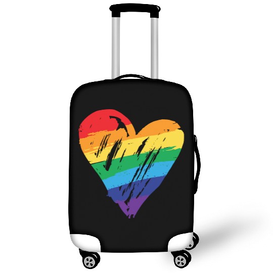 Rainbow Heart - LGBTIQ Gay Pride CSD Queer Luggage Covers