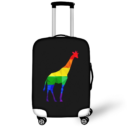 Colorful Giraffe LGBTQ Rainbow Flag Gay Pride Luggage Covers