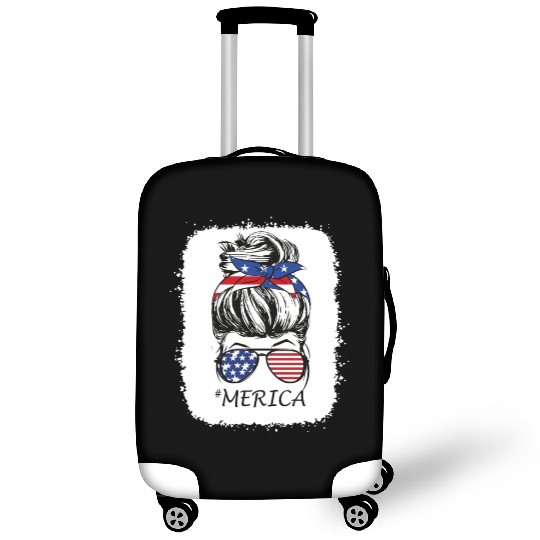 4th of July Merica Luggage Covers USA American Pride