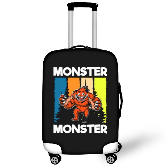 Monster Colorful Big Sister Luggage Covers