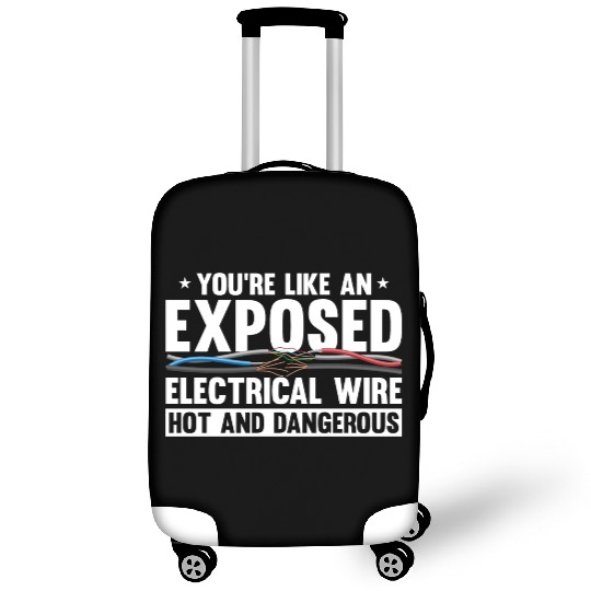 Electrician Electrical Engineer Lineman Luggage Covers