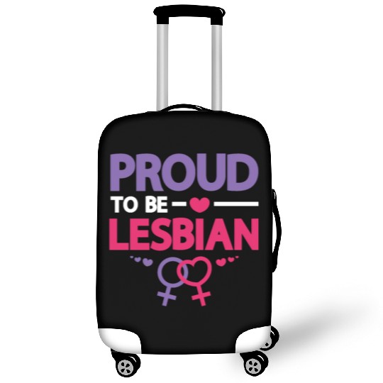 Proud To Be Lesbian LGBTQ Bisexual Pride Design Luggage Covers