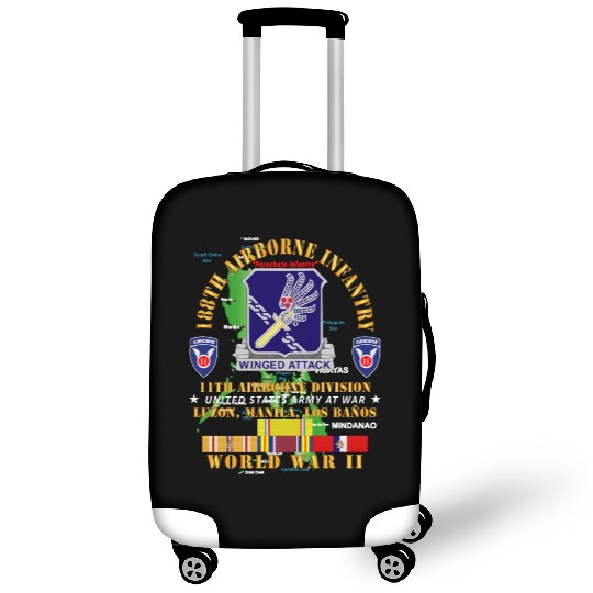 Army 188th Airborne Infantry The Philippines WWII Luggage Covers