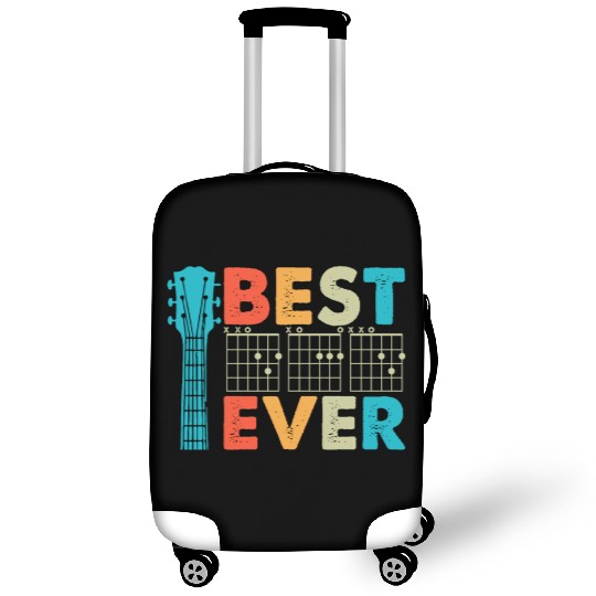 Best Dad Ever Funny Guitar Lover Vintage Father Luggage Covers