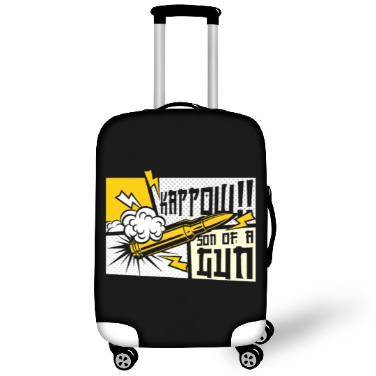 Kappow Bullets Gun Explosion Big bang Aesthetic Luggage Covers