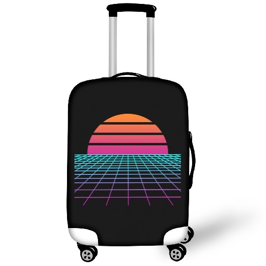 Synthwave Sunset Painter Gift Luggage Covers