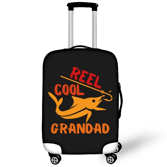 REEL COOL GRANDAD, FISHERMAN, GRANDPA Luggage Covers