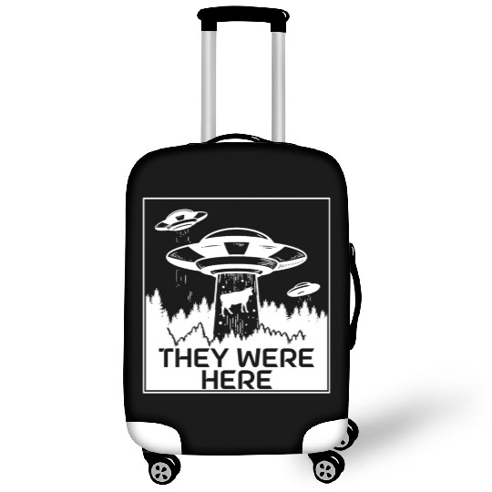 Alien Luggage Covers Ufo Extraterrestrial Children Mars