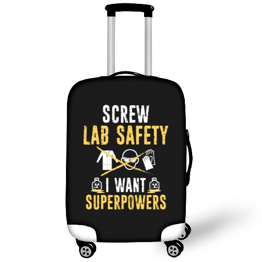 Biology Screw Lab Safety Biologist Chemist Science Luggage Covers